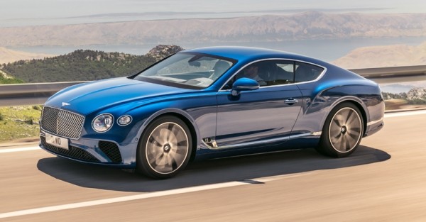 Новый Bentley Continental GT показан в легком камуфляже