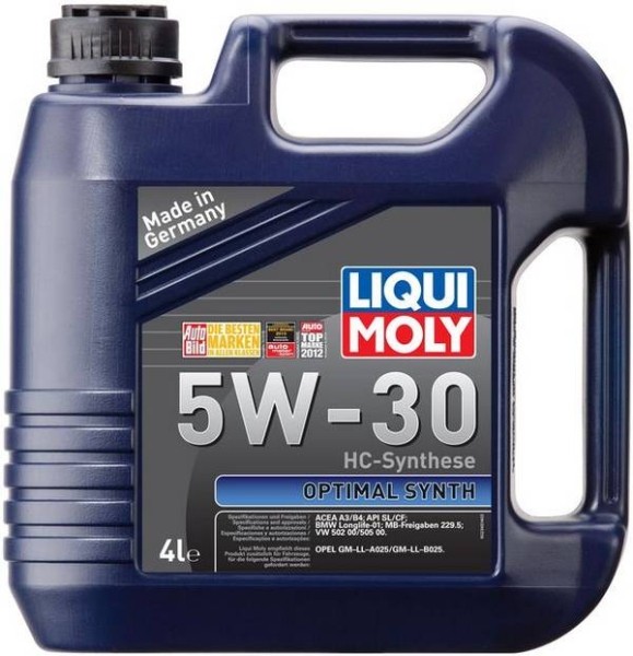 Моторное масло Liqui Moly 5w30: надежность проверенная временем